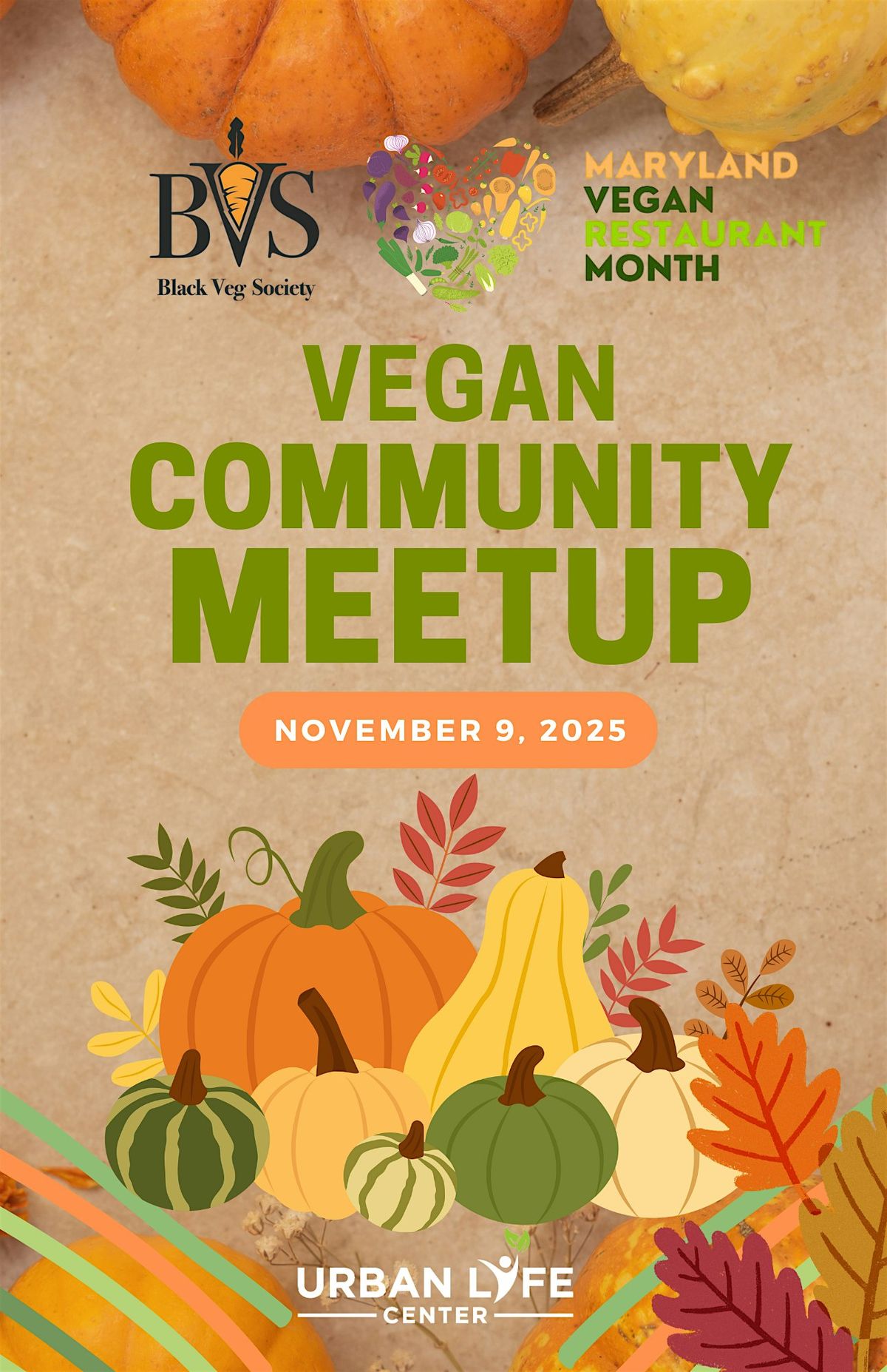 Vegan Community Meetup, 9 November | Event in Baltimore | AllEvents