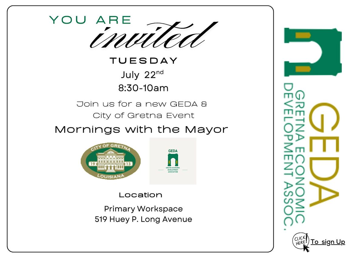 Mornings with the Mayor, 22 July | Event in Gretna | AllEvents