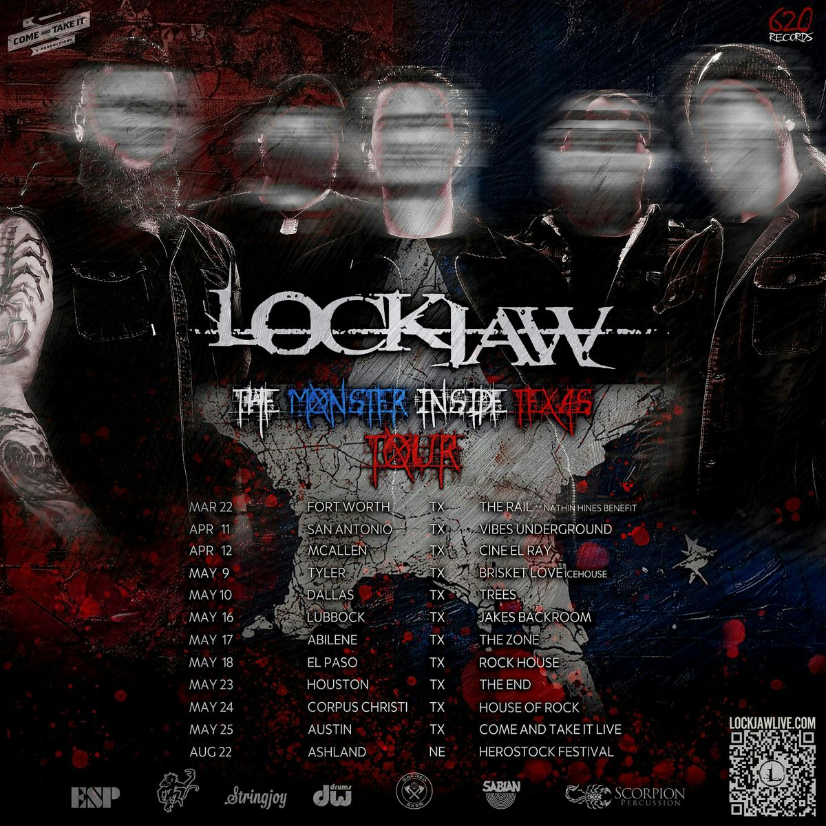 Lockjaw- Monster Inside Texas Tour- May 18- Rock House- El Paso TX, 18 May | Event in El Paso | AllEvents