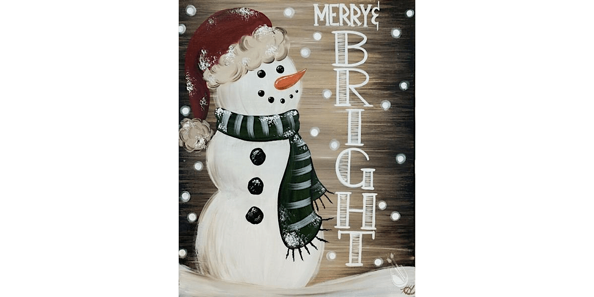 Merry Rustic Snowman - Paint and Sip in San Antonio | Classpop!™, 14 December | Event in San Antonio | AllEvents