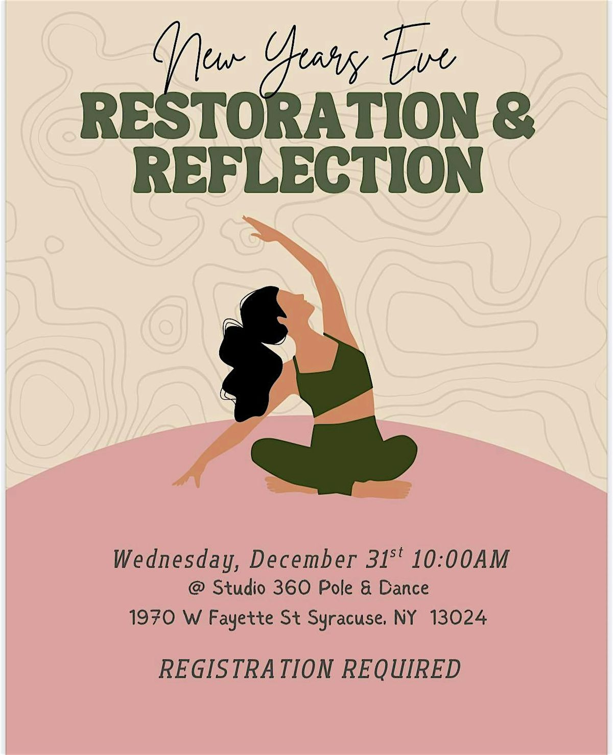 NYE Restoration & Reflection Yoga Flow, 31 December | Event in Syracuse | AllEvents