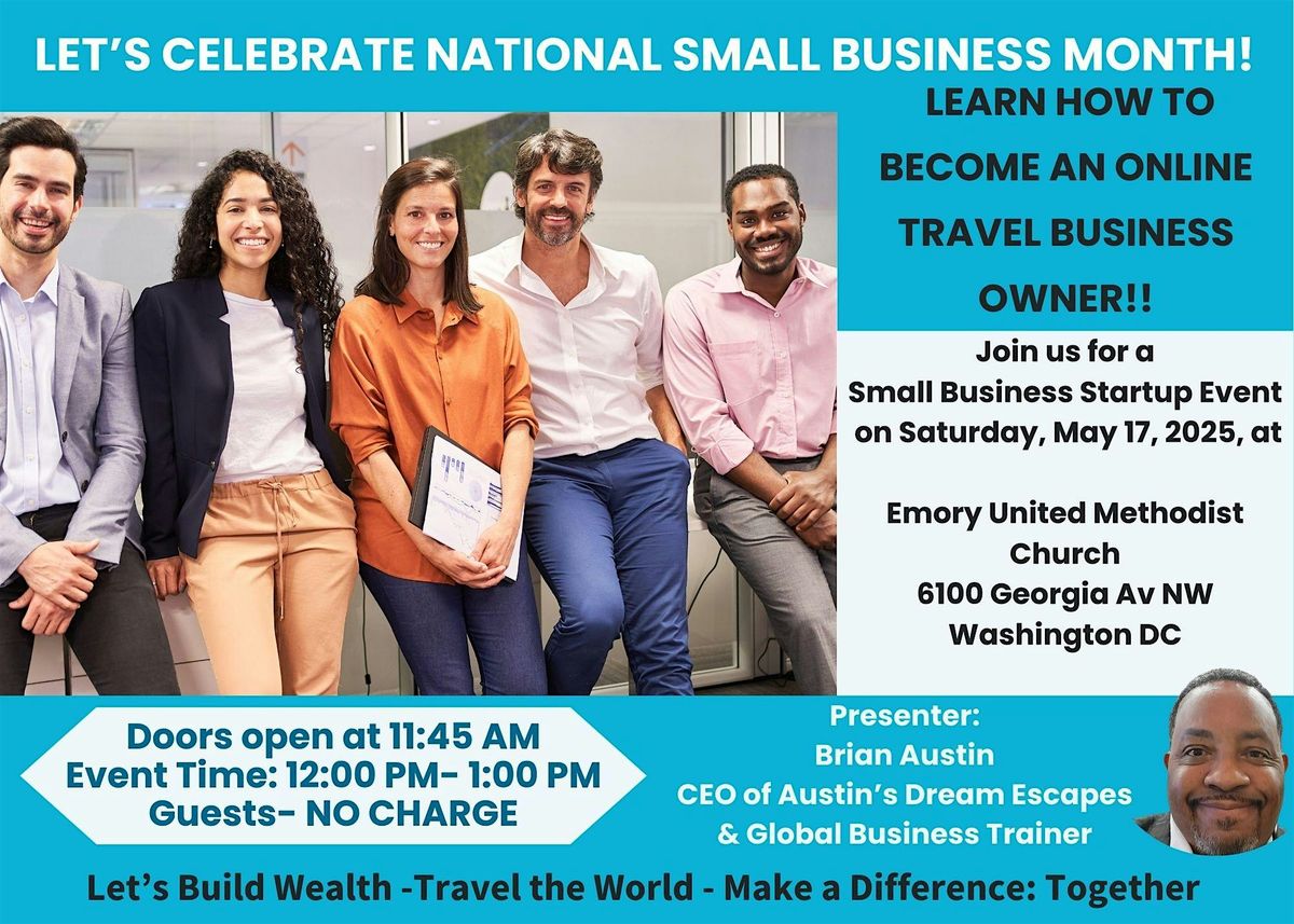 Learn How To Become A Travel Business Owner!!, 17 May | Event in Washington | AllEvents