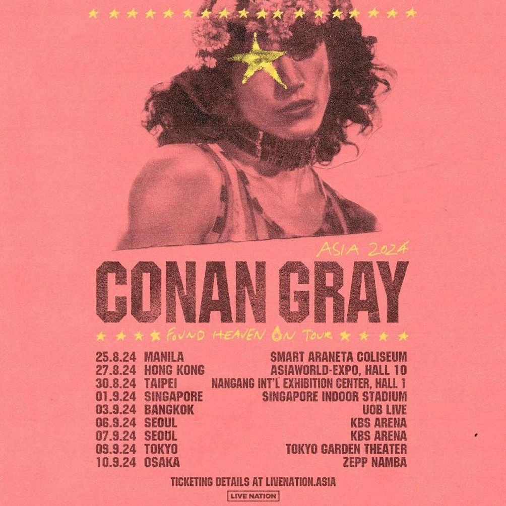 Conan Gray Melbourne Tickets, 3 October | Event in Melbourne | AllEvents
