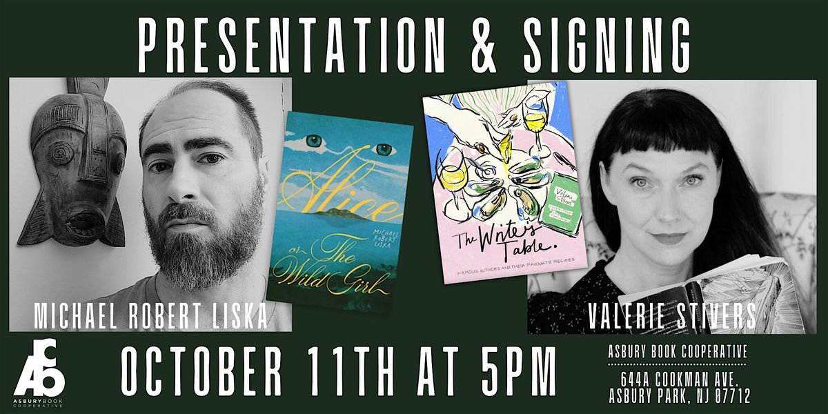 Presentation & Signing: Michael Liska and Valerie Stivers, 11 October | Event in Asbury Park | AllEvents