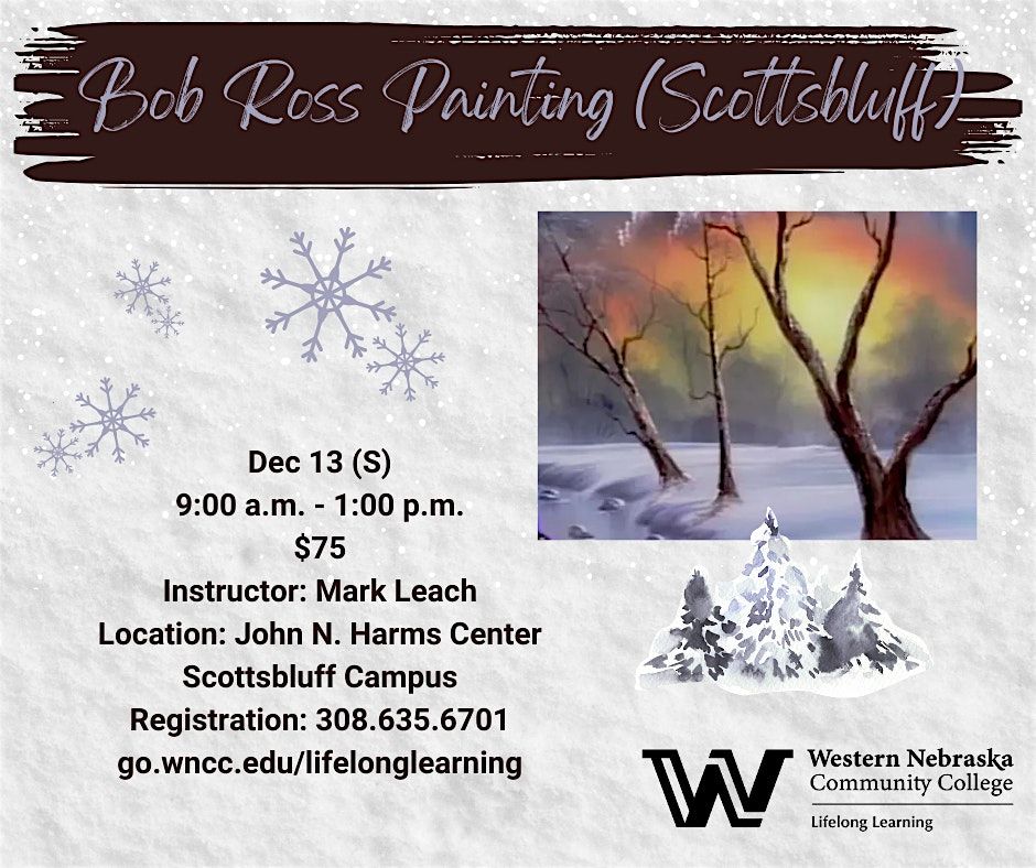 December Bob Ross Painting (Scottsbluff), 13 December | Event in Scottsbluff | AllEvents