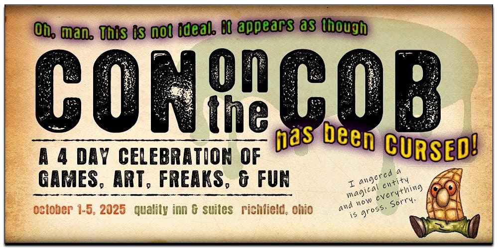 Oddmall: Con on the Cob, 2 October | Event in Richfield | AllEvents