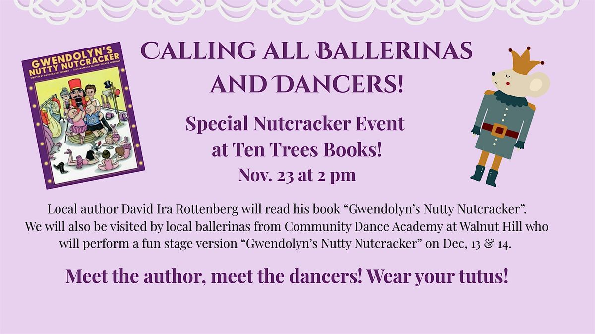 Calling all Ballerinas to Ten Trees Books in Natick!, 23 November | Event in Natick | AllEvents