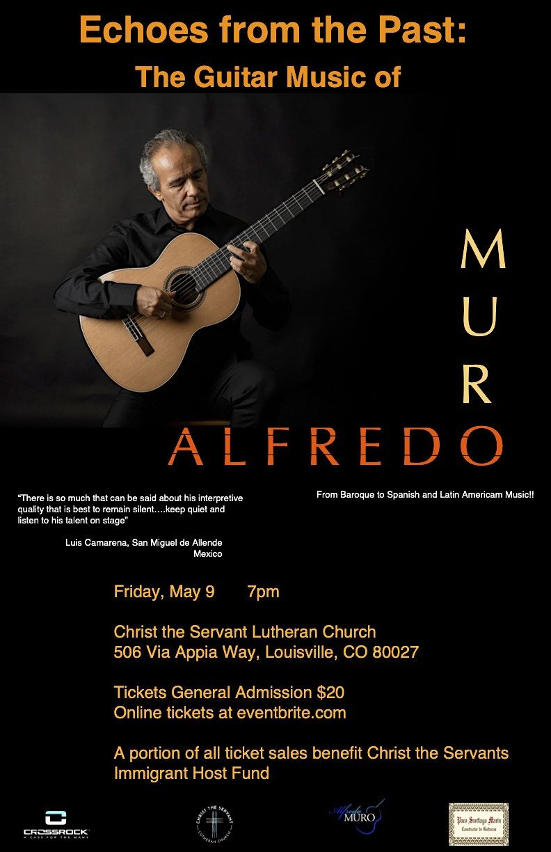 Echoes from the Past...The guitar music of Alfredo Muro | Event in Louisville | AllEvents