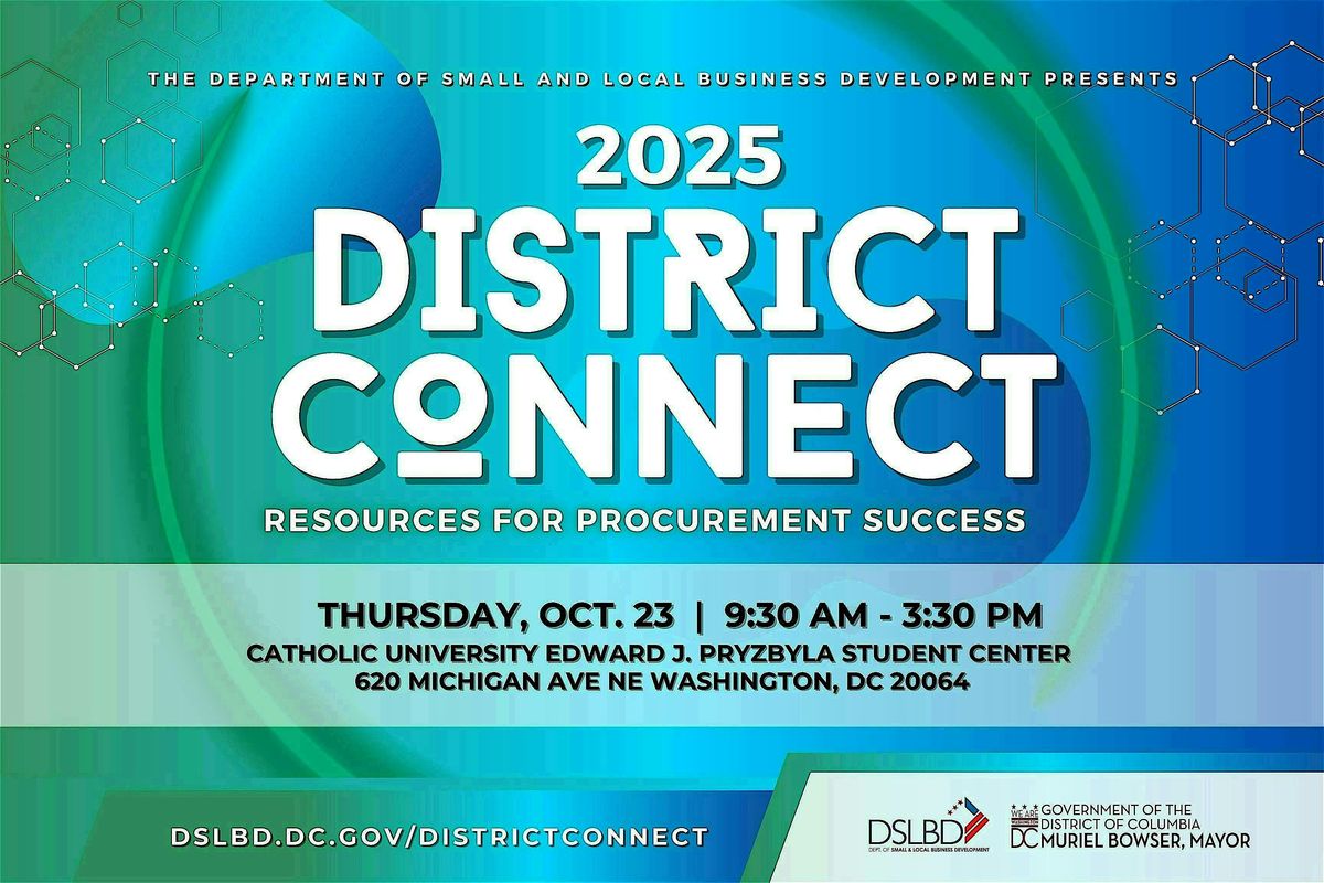 District Connect 2025, 23 October | Event in Washington | AllEvents