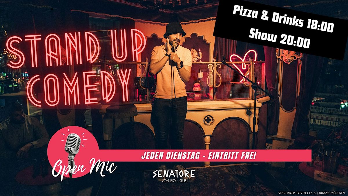 Senatore Comedy - Open Mic (Aufzeichnung) | Event in München | AllEvents