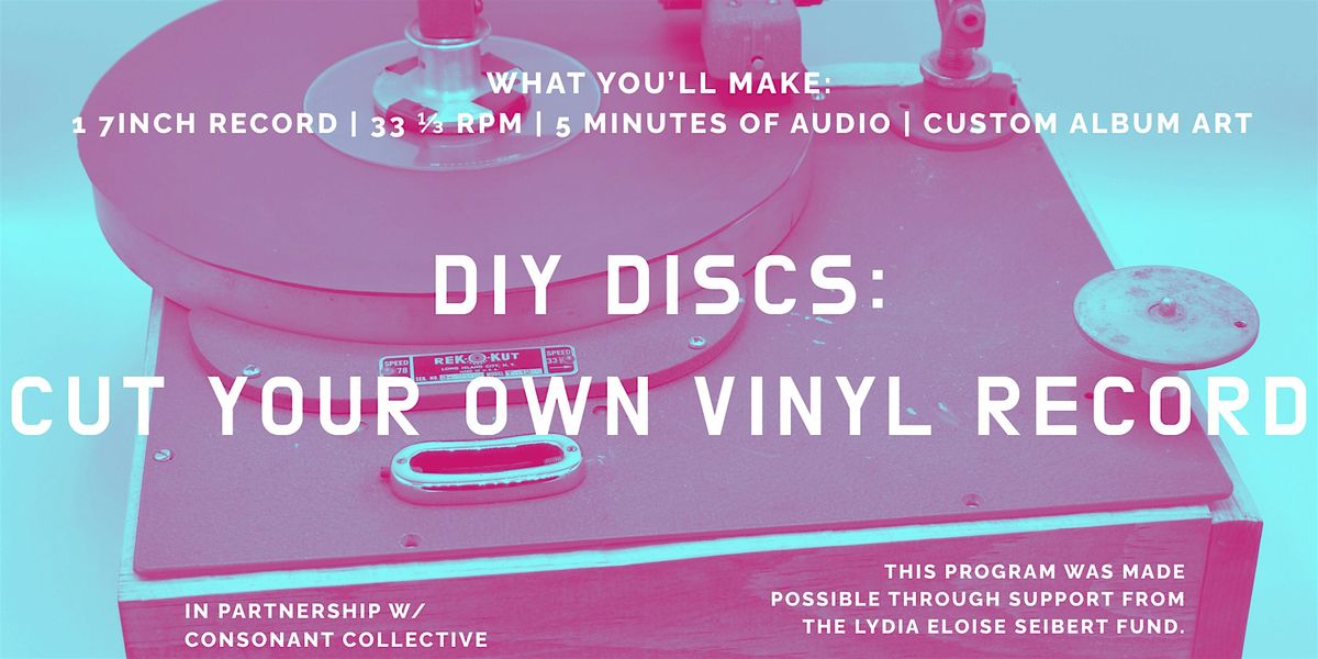 DIY Discs: Cut Your Own Vinyl Record workshop, 10 December | Event in Philadelphia | AllEvents