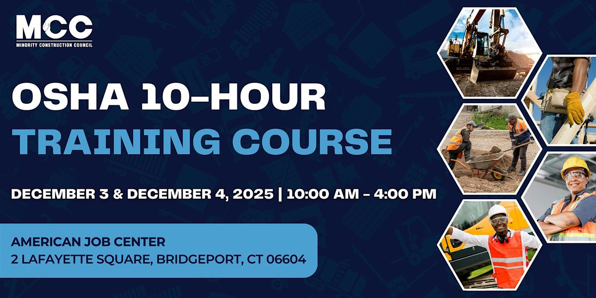 OSHA 10 Training, 3 December | Event in Bridgeport | AllEvents