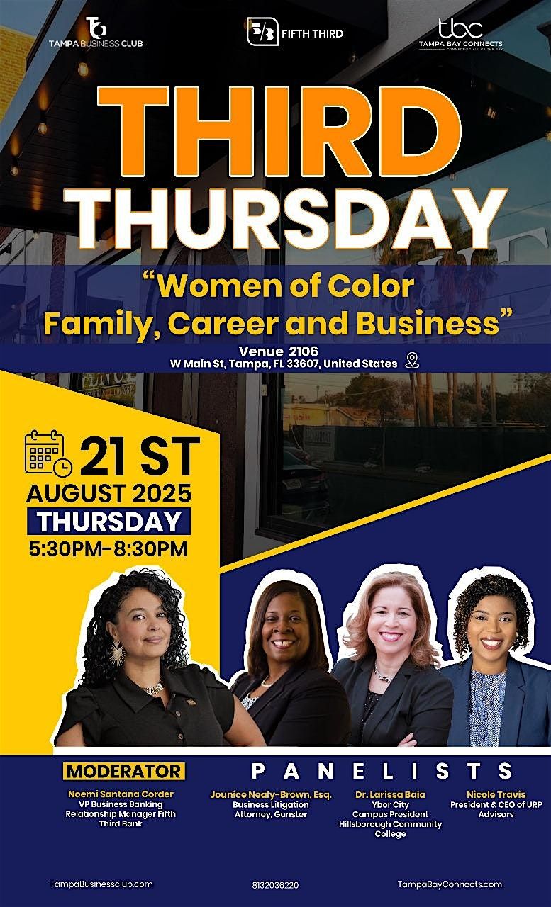 Third Thursday Networking Firechat@Venue 2106. Free admission150+ Attendees, 21 August | Event in Tampa | AllEvents