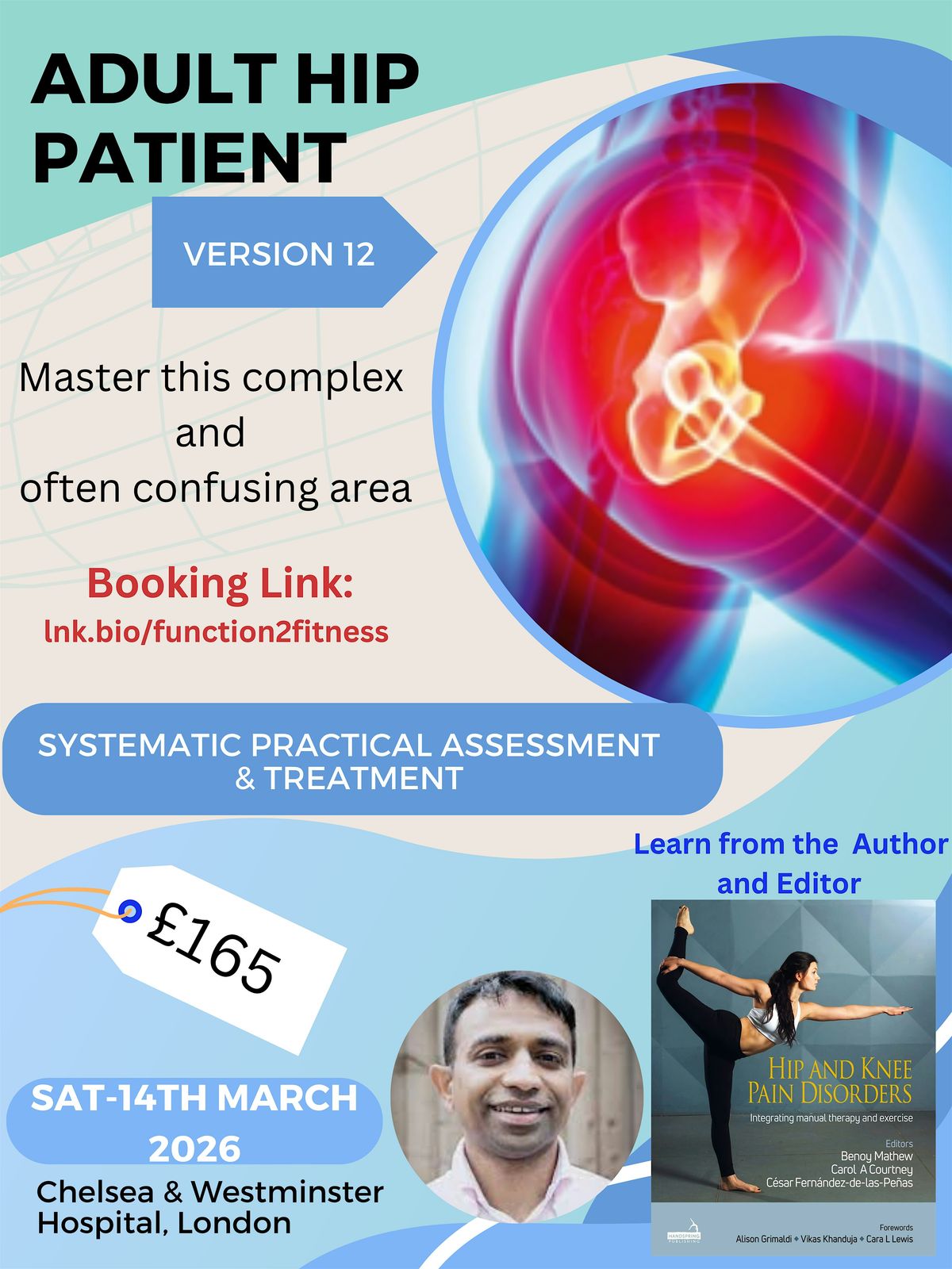 The Adult Hip Patient (Version 12)- Live face to face course, London, 14 March | Event in London | AllEvents