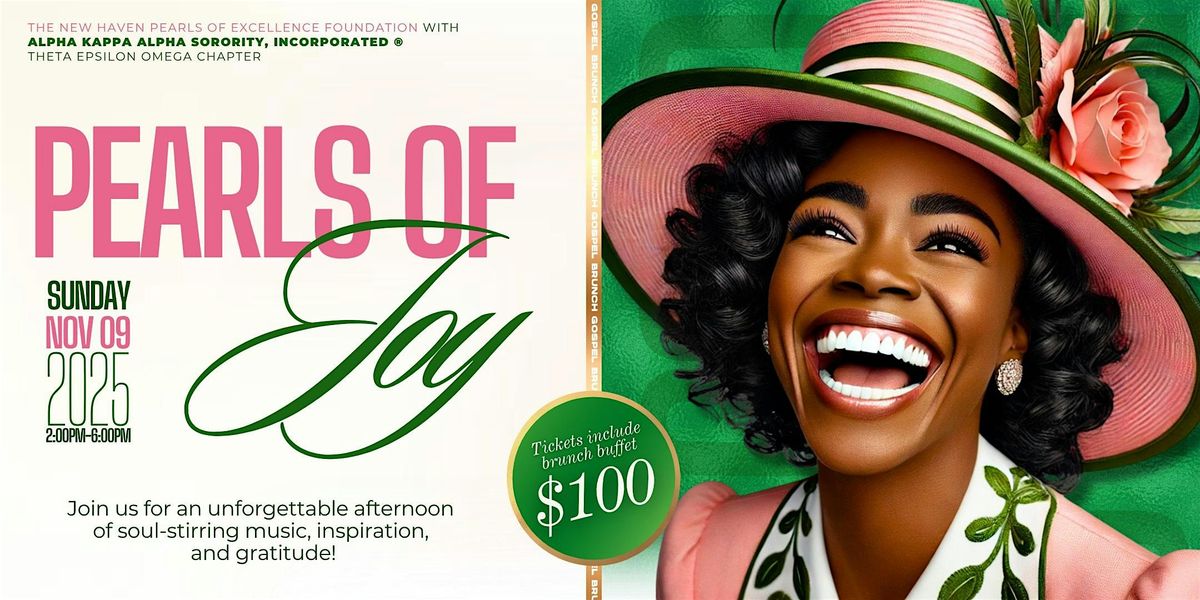 Pearls of Joy: Thanksgiving Celebration Gospel Brunch, 9 November | Event in Hamden | AllEvents