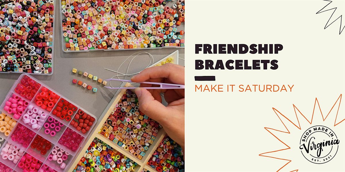 Make It Sunday: Friendship Bracelet Making, 20 December | Event in Richmond | AllEvents