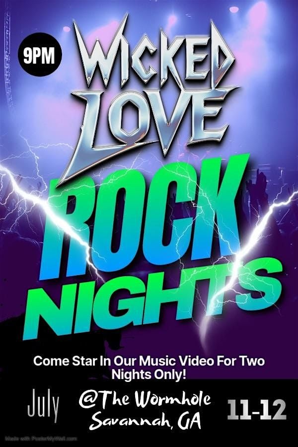 Wicked Love Invades the Wormhole again!, 11 July | Event in Savannah | AllEvents