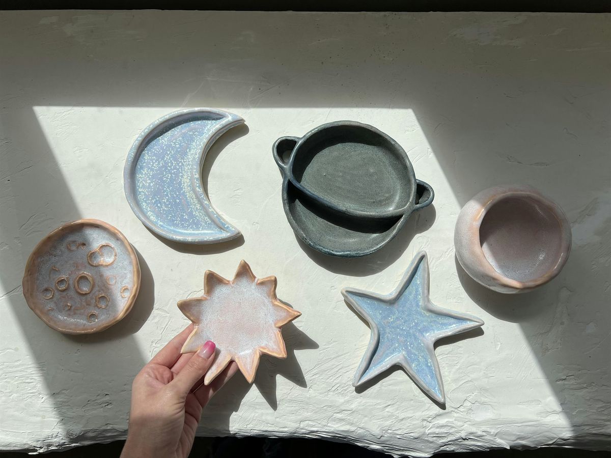 Make Your Own Celestial-Inspired Ceramic Dish - Intro to Pottery Workshop, 27 September | Event in West Hollywood