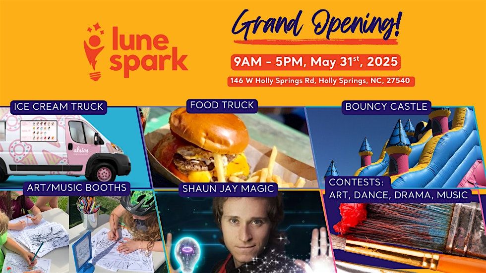 Holly Springs Center Launch - Lune Spark (FREE Entry) | Event in Holly Springs | AllEvents