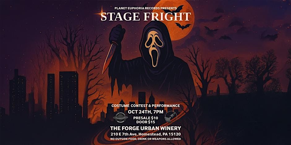 STAGE FRIGHT, 24 October | Event in Homestead | AllEvents