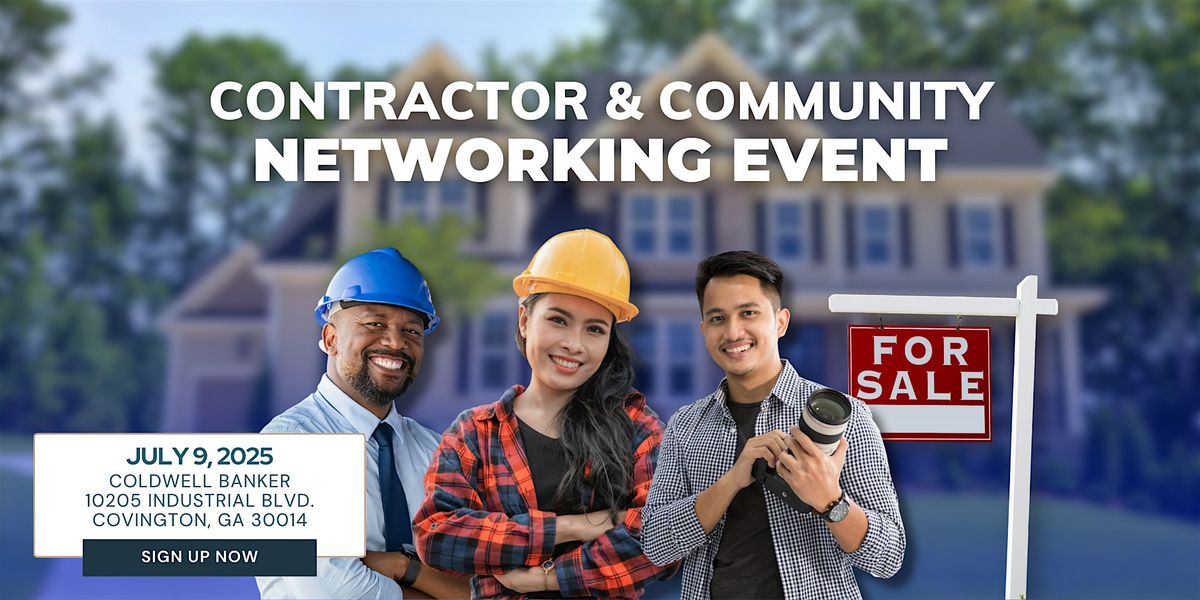 Contractor & Community Connections, 9 July | Event in Covington | AllEvents