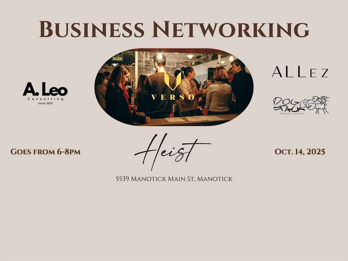 Verso - Business Networking, 14 October | Event in Ottawa | AllEvents