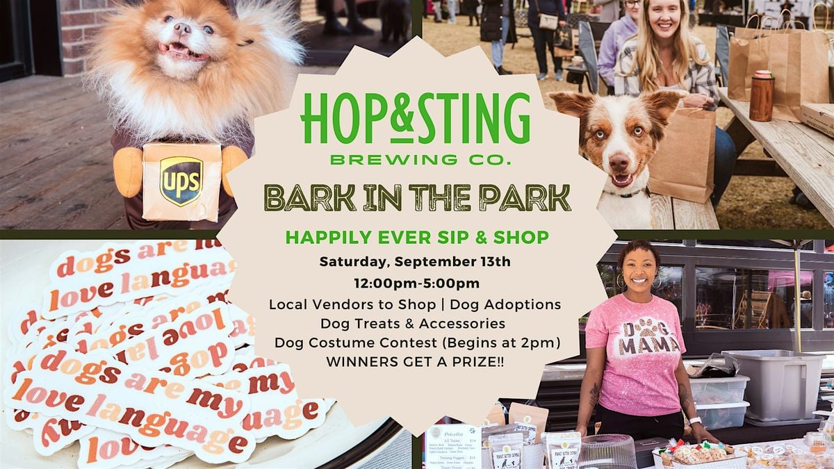 Grapevine Indoor Bark in the Park Dog Vendor Market, 13 September | Event in Grapevine | AllEvents