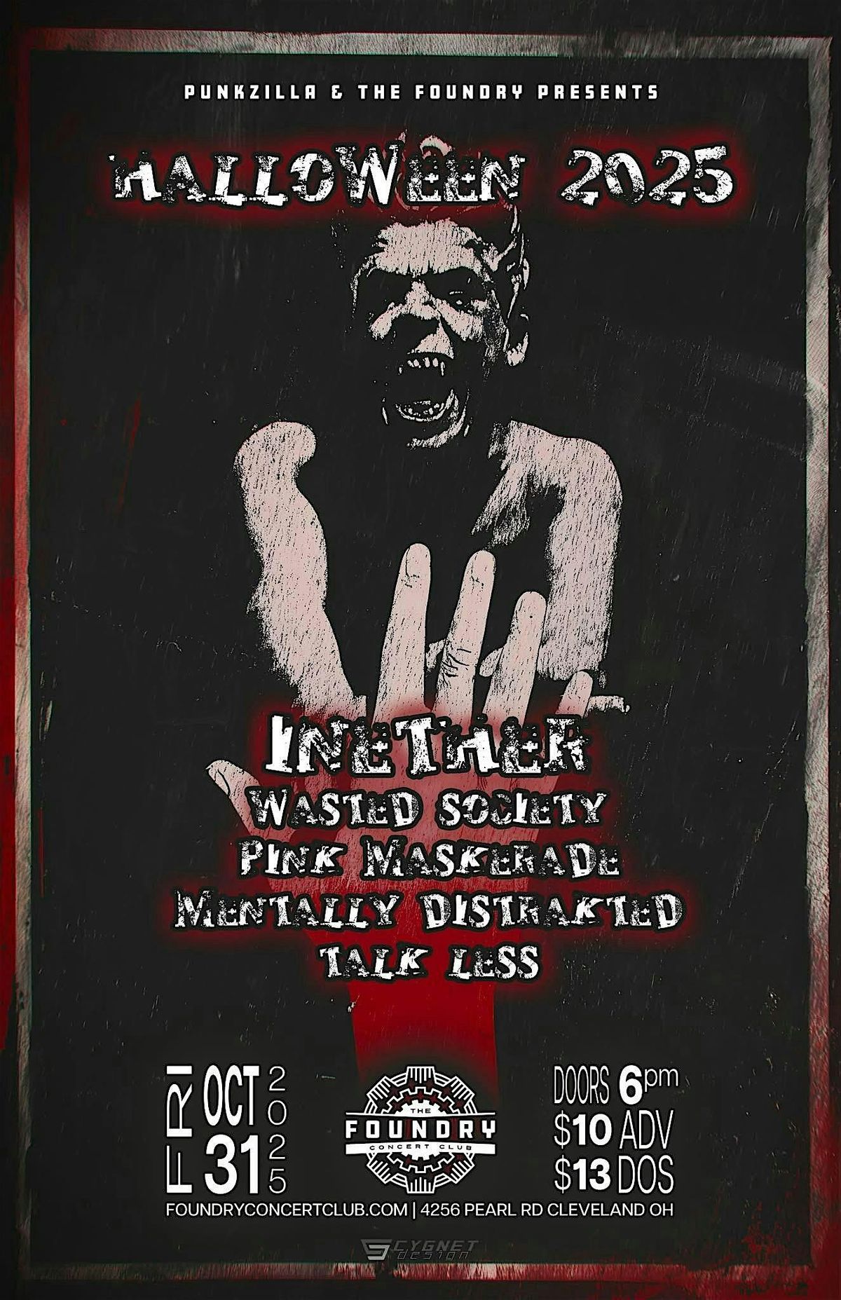 Punkzilla Fest/Foundry Presents: Punk Halloween, 31 October | Event in Cleveland | AllEvents
