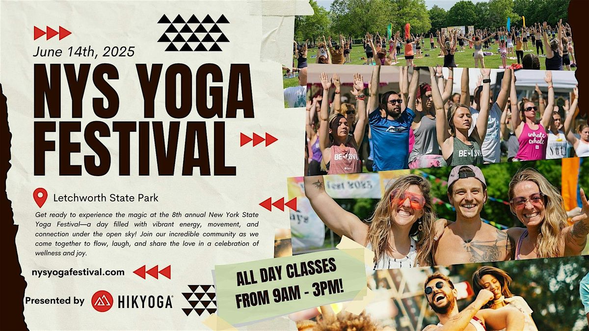 New York State Yoga Fest at Letchworth State Park, 14 June | Event in Mt Morris | AllEvents