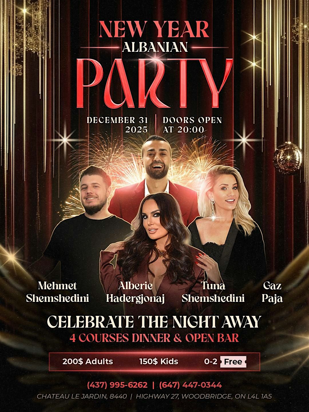 New Year 2026 Albanian Party, 31 December | Event in Vaughan | AllEvents