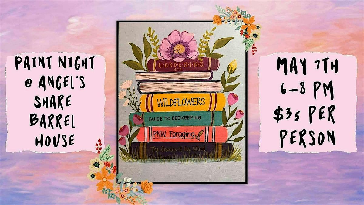 Paint Night at Angel's Share Barrel House, 7 May | Event in Turner | AllEvents
