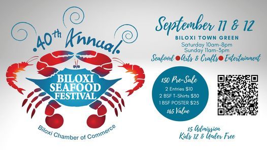 40th Annual Biloxi Seafood Festival Biloxi Town Green September 11 To September 12 Allevents In Biloxi Seafood Festival 2022
