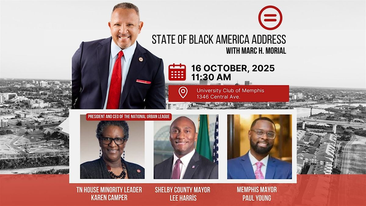 The State of Black America Address Luncheon, 16 October | Event in Memphis | AllEvents