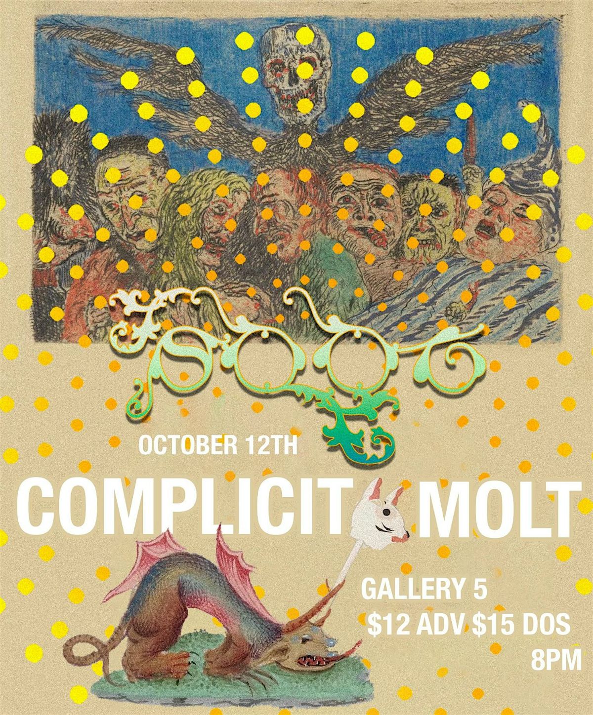 Soot, Complicit, Molt, 12 October | Event in Richmond | AllEvents