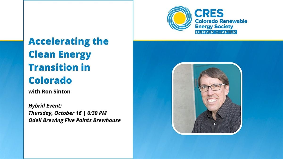 Accelerating the Clean Energy Transition in Colorado, 16 October | Event in Denver | AllEvents