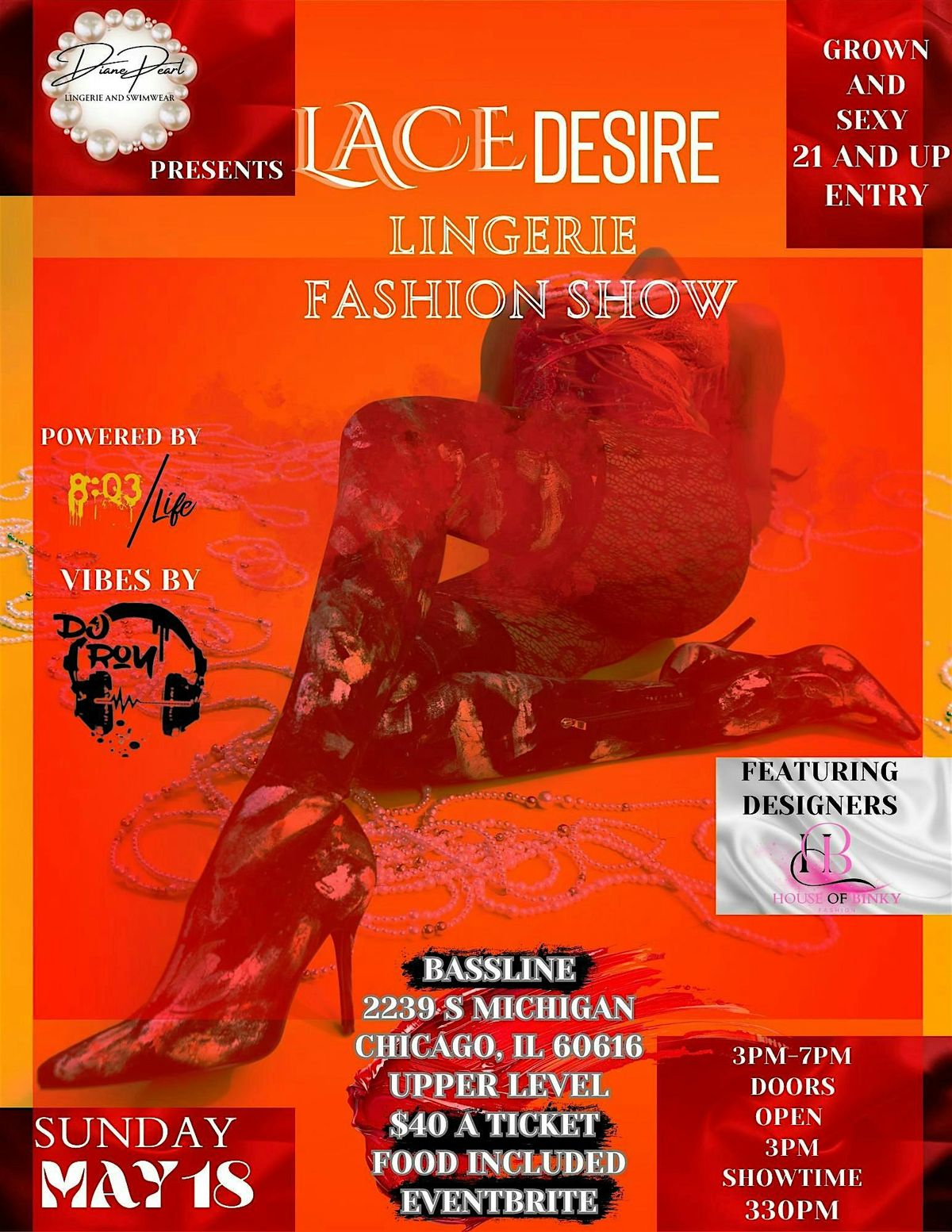 Lace Desire Lingerie Fashion Show, 18 May | Event in Chicago | AllEvents