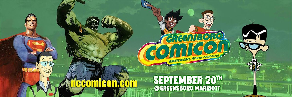Greensboro Comicon 2025, 20 September | Event in Greensboro | AllEvents