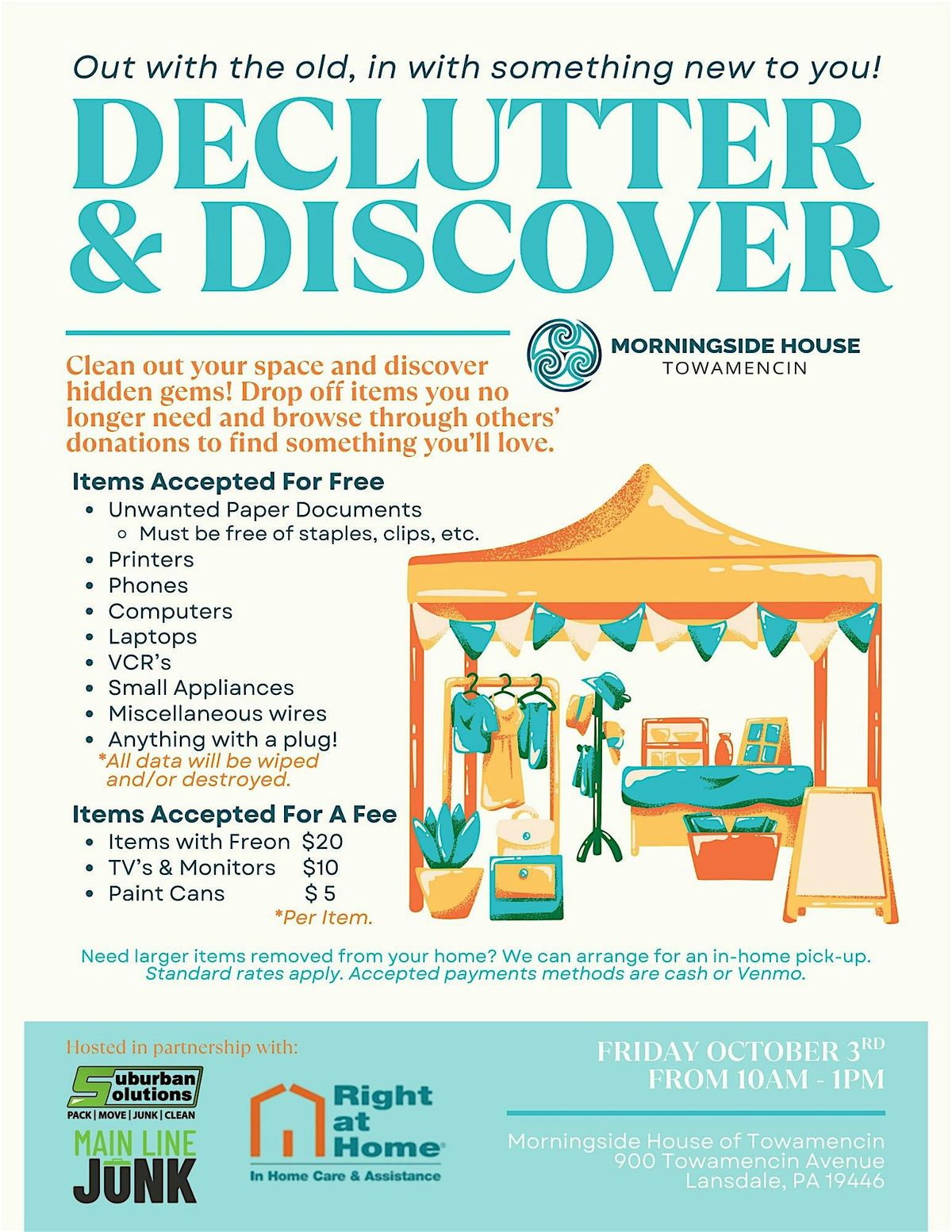 Declutter and Discover, 3 October | Event in Lansdale | AllEvents