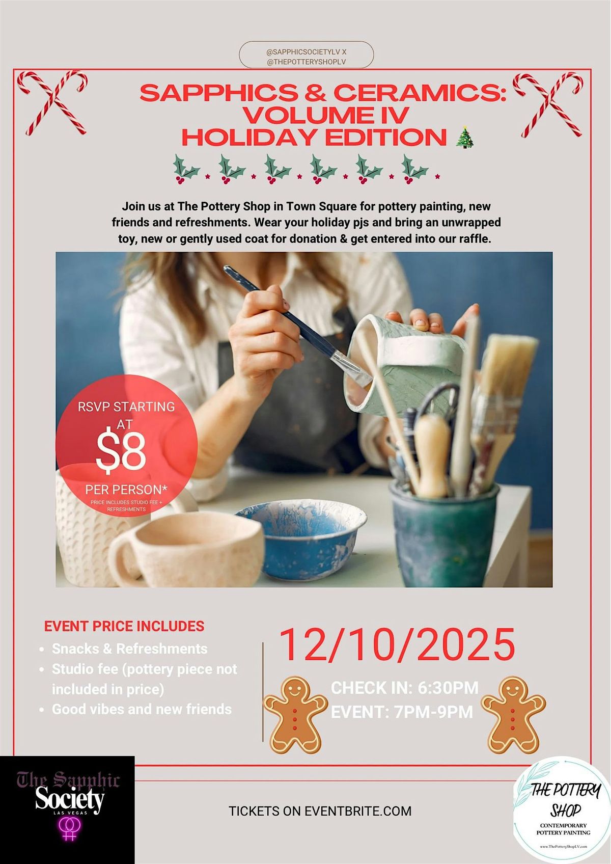 Sapphics & Ceramics: Volume IV Holiday edition | Event in Las Vegas | AllEvents