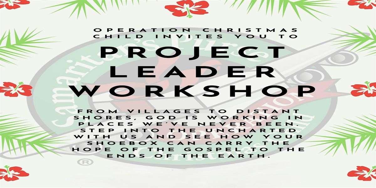 2025 Project Leader Workshop, 20 September | Event in Hacienda Heights | AllEvents