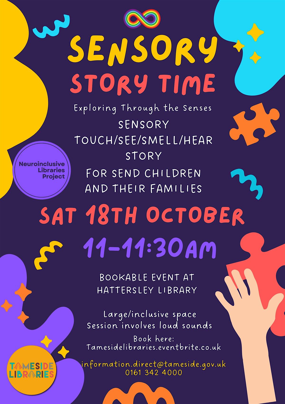 Sensory Story Time, 18 October | Event in Droylsden | AllEvents
