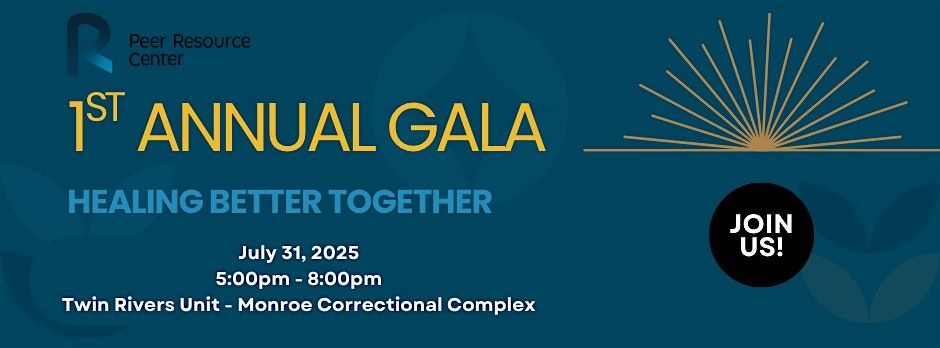 1st Annual Peer Resource Center Gala, 31 July | Event in Monroe | AllEvents