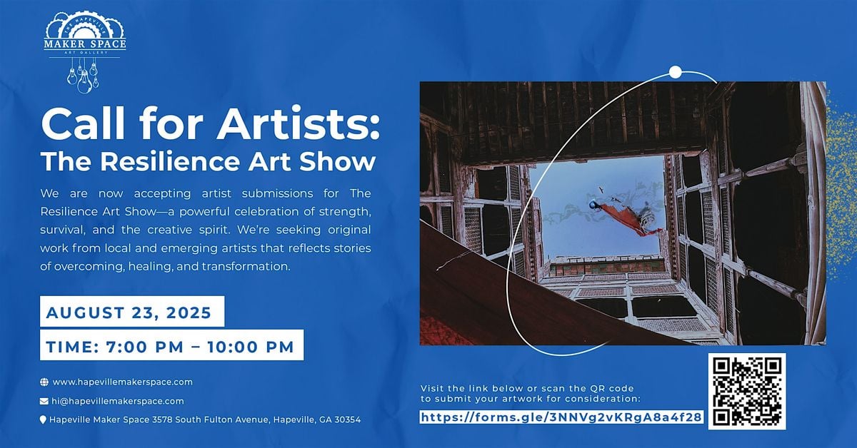 Call for Artists: The Resilience Art Show, 23 August | Event in Atlanta | AllEvents