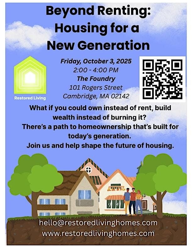 Beyond Renting: Housing for a New Generation | Event in Cambridge | AllEvents