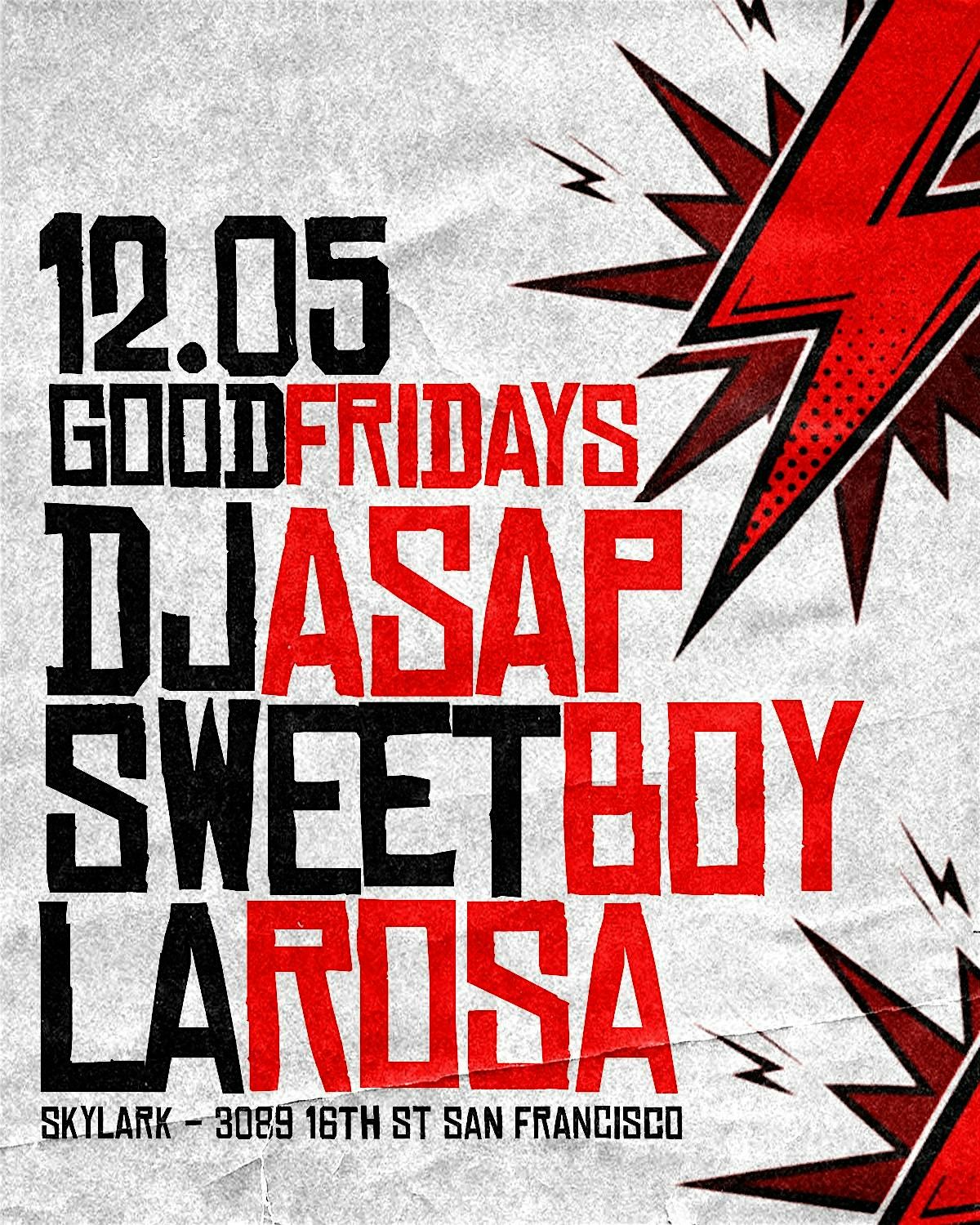 Good Fridays @ Skylark 12/05/25