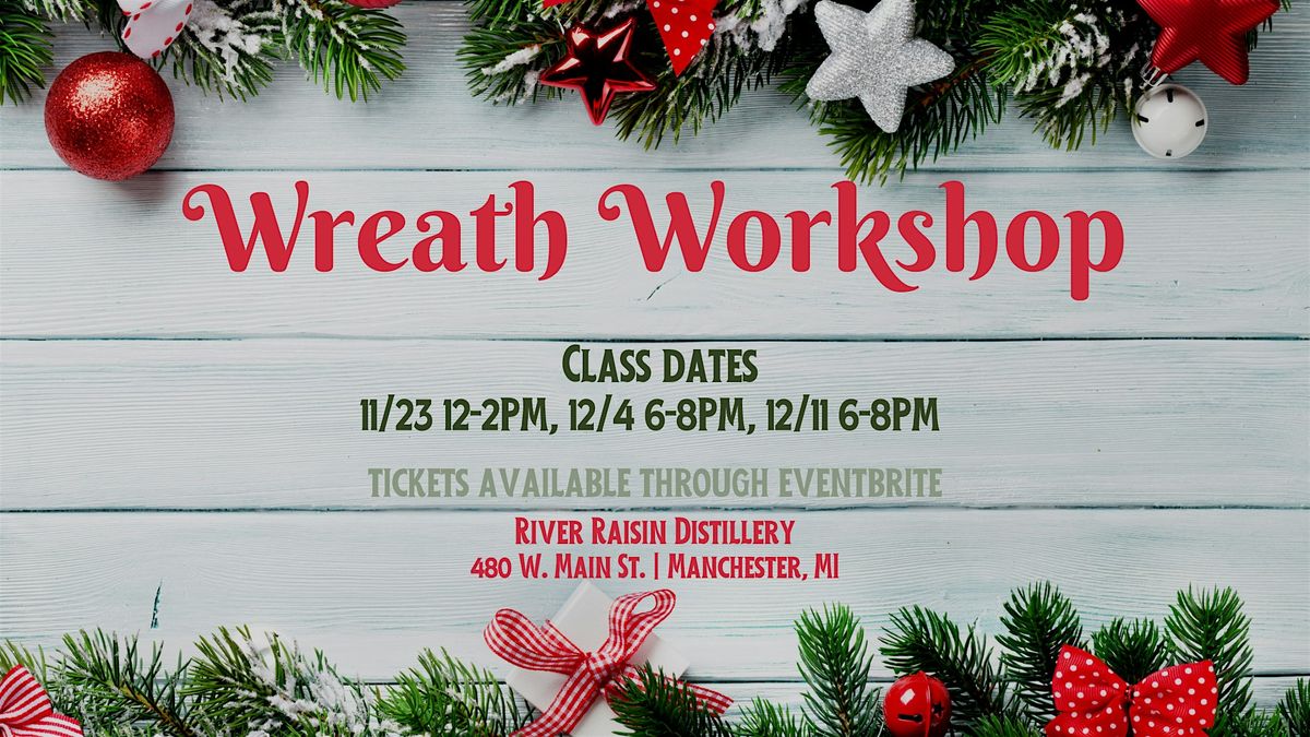 Wreath Workshop (11/23/25), 23 November | Event in Manchester | AllEvents
