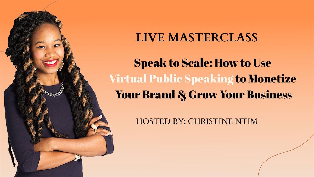How to Use Virtual Speaking to Monetize Your Brand & Grow Your Business, 17 October | Event in New York