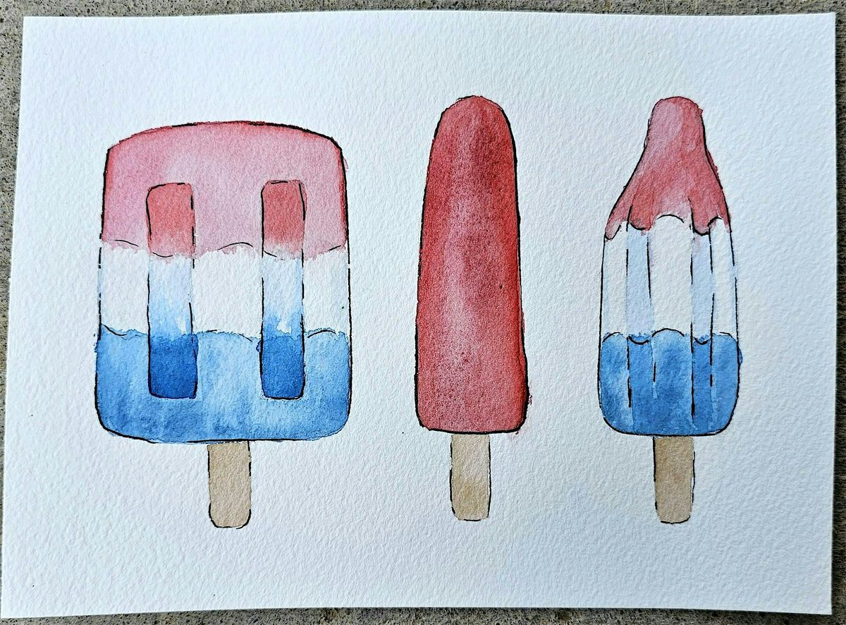 Watercolors with Heidi, 28 June | Event in overgaard | AllEvents