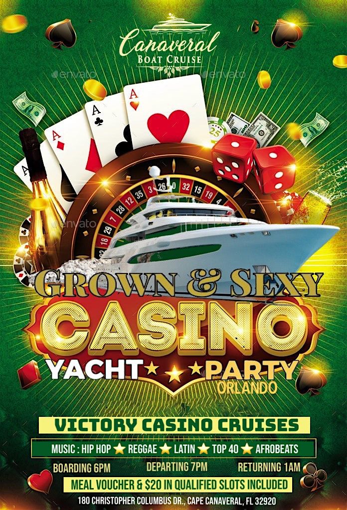 2025 Grown & Sexy Casino Yacht Party Orlando, 27 September | Event in Cape Canaveral | AllEvents