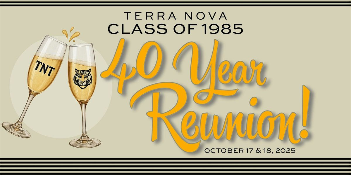 Terra Nova High School Class of 1985 40 Year Reunion!, 18 October | Event in Pacifica | AllEvents